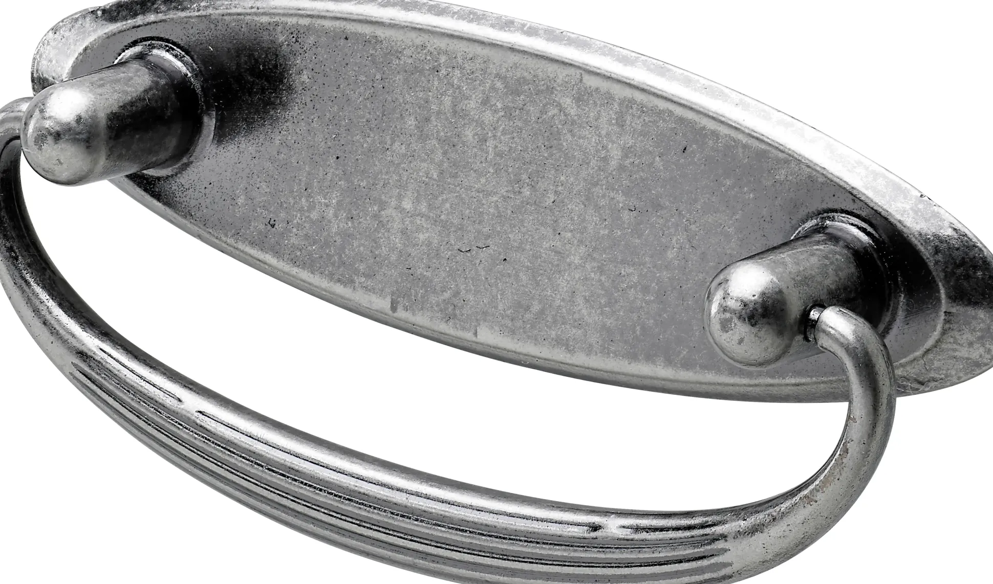 Hettich Möbelgriff Edelstahl Optik 30 x 94 x 14 mm - 1 Stück