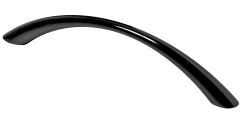 Hettich Möbelgriff verchromt schwarz 11,5 x 145 x 30 mm - 1 Stück