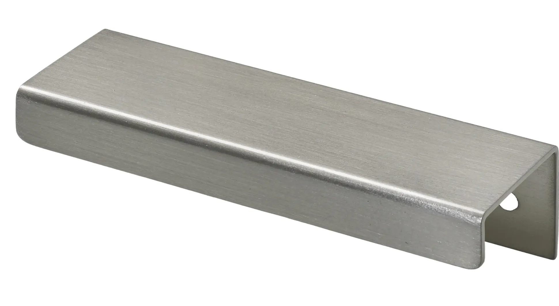 Hettich Möbelgriff Aluminium Edelstahl Optik 12,5 x 100 x 35 mm - 1 Stück