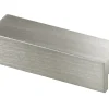 Hettich Möbelgriff Aluminium Edelstahl Optik 13 x 47 x 15 mm - 1 Stück
