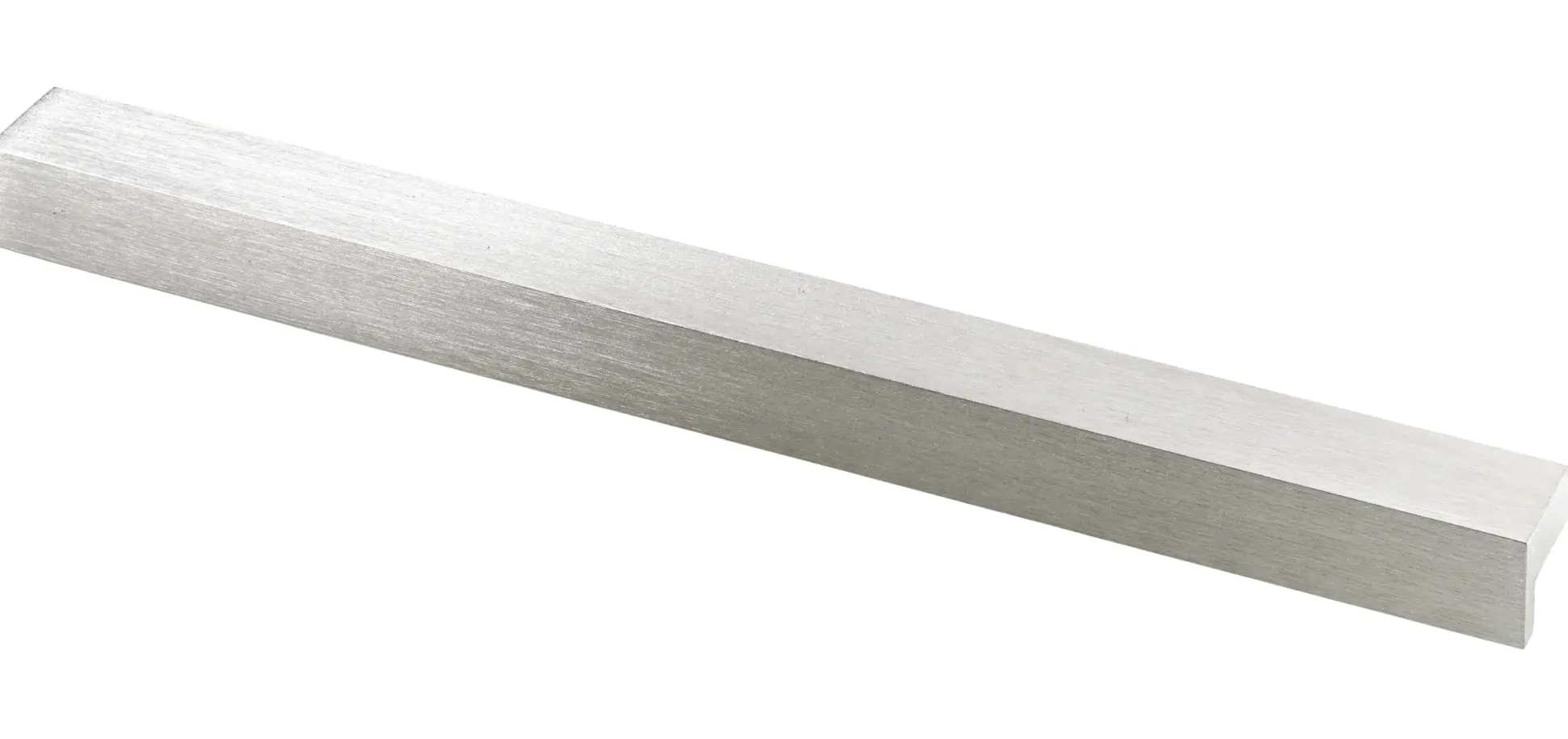 Hettich Möbelgriff Aluminium Edelstahl Optik 13 x 175 x 15 mm - 1 Stück