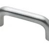 Hettich Möbelgriff Kunststoff Aluminium Optik 10 x 73 x 28 mm - 1 Stück