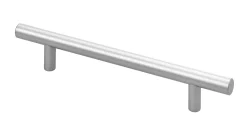 Hettich Möbelgriff Stahl Aluminium Optik 12,0 x 189,0 x 32,0 mm - 1 Stück