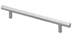 Hettich Möbelgriff Stahl Aluminium Optik 12,0 x 220,0 x 32,0 mm - 1 Stück