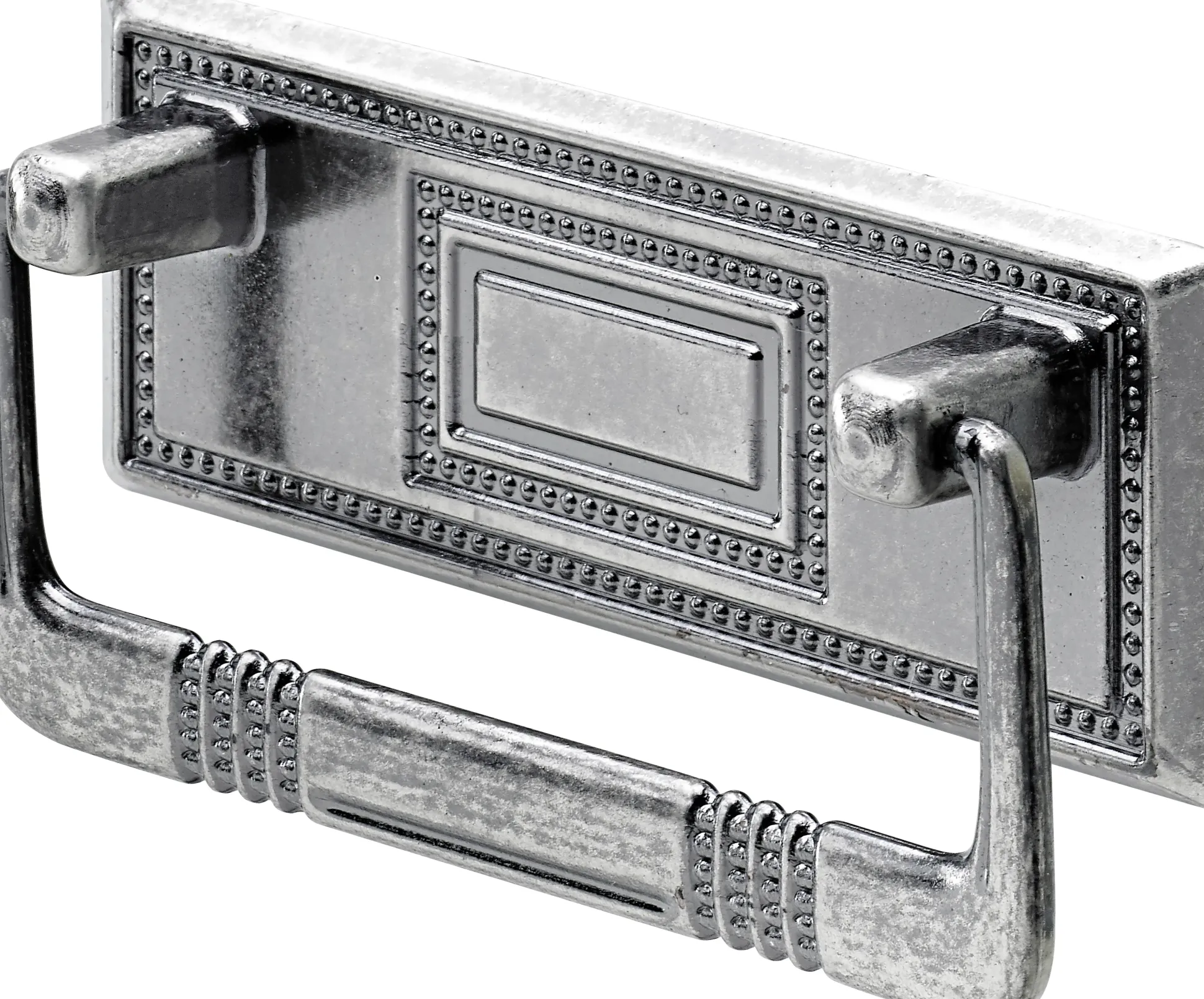 Hettich Möbelgriff Zinkdruckguss silber 33,0 x 96,0 x 14,0 mm - 1 Stück
