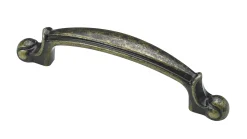 Hettich Möbelgriff Zinkdruckguss gold 12,0 x 88,0 x 22,0 mm - 1 Stück