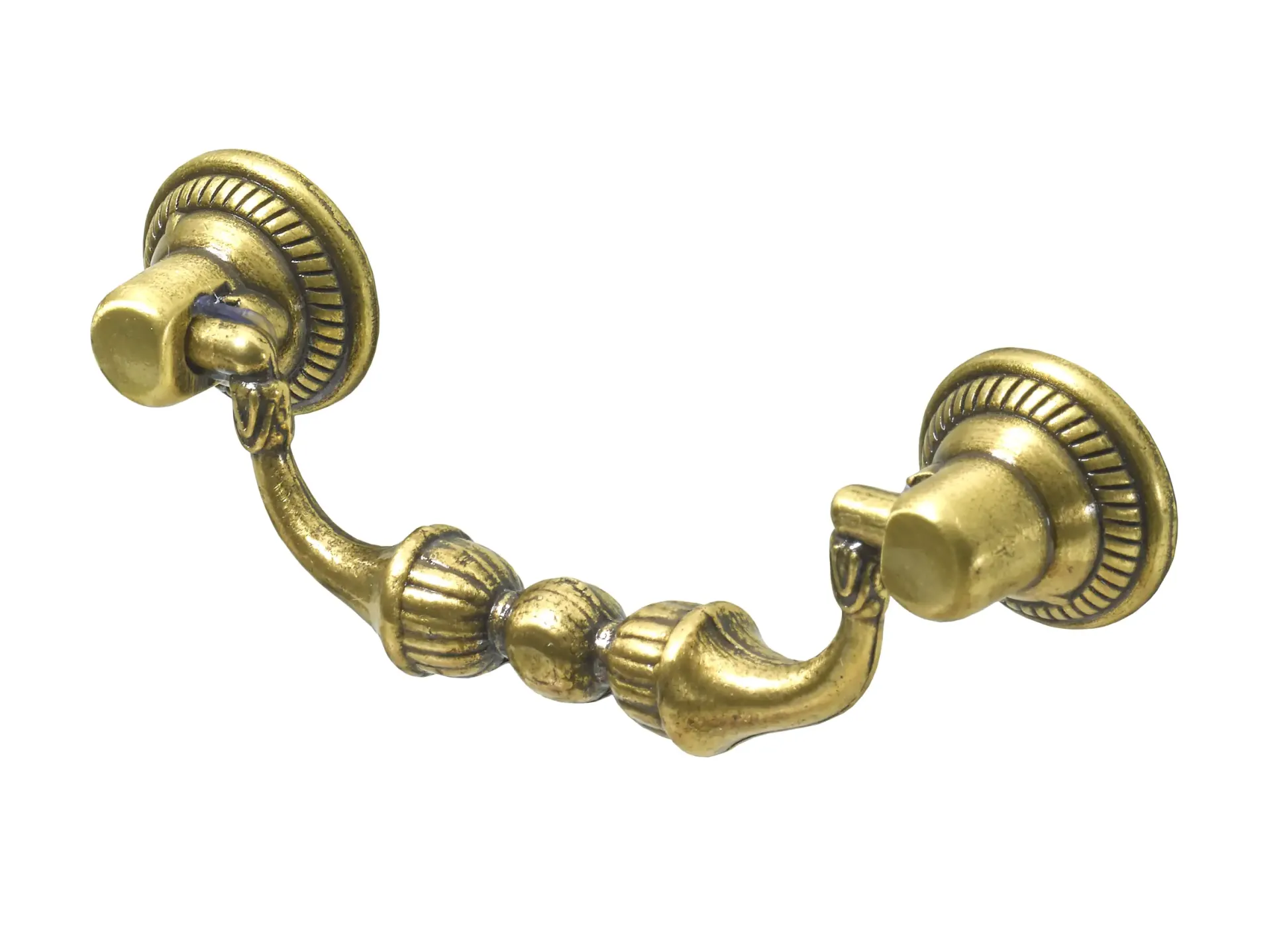 Hettich Möbelgriff Zinkdruckguss gold 30,0 x 85,0 x 15,0 mm - 1 Stück