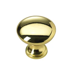 Hettich Möbelknopf Aluminium gold Ø 30,0 mm - 1 Stück