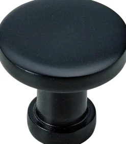 Hettich Möbelknopf Aluminium schwarz Ø 26,0 mm - 1 Stück