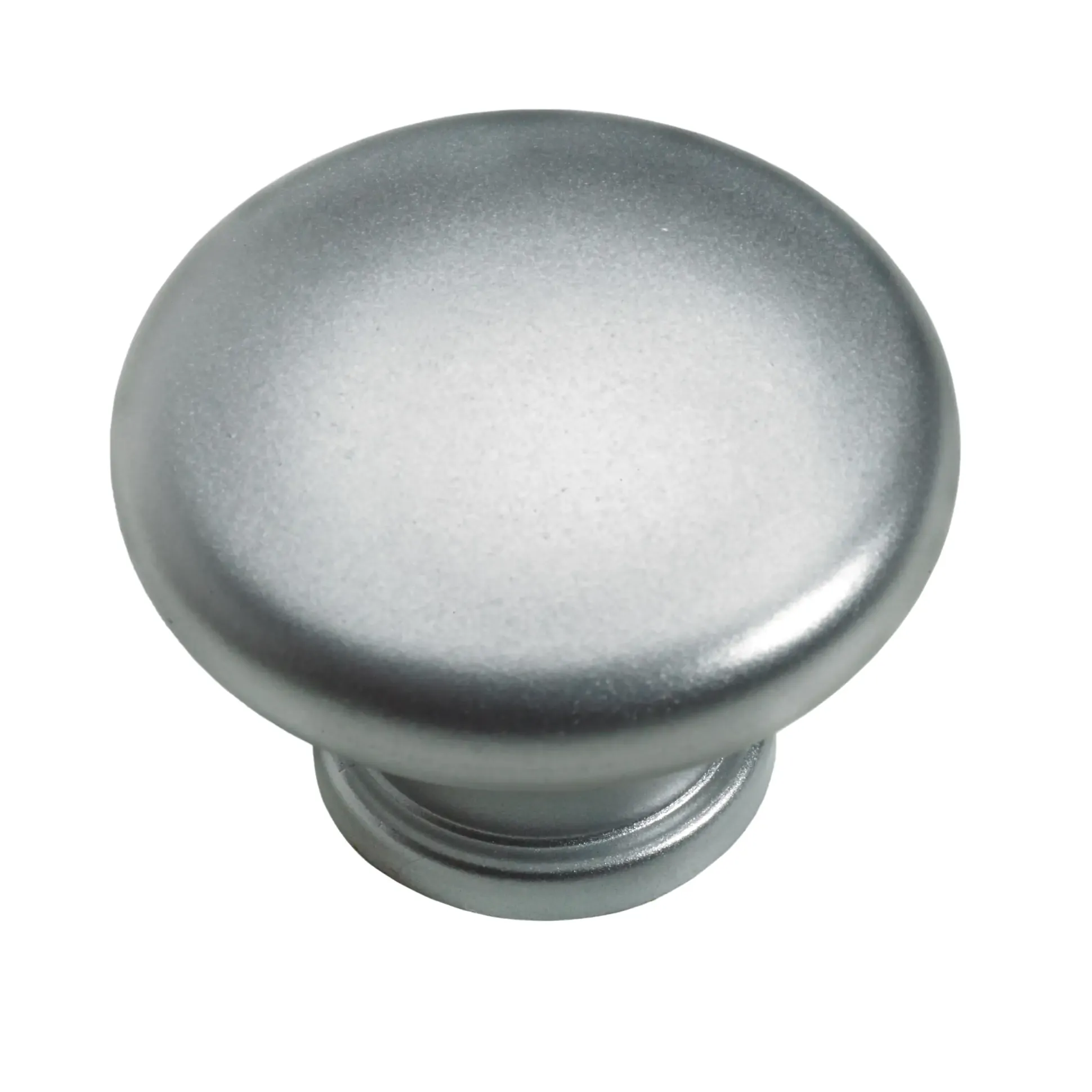 Hettich Möbelknopf Kunststoff Aluminium-Optik Ø 40,0 mm - 1 Stück