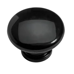 Hettich Möbelknopf Kunststoff schwarz Ø 40,0 mm - 1 Stück