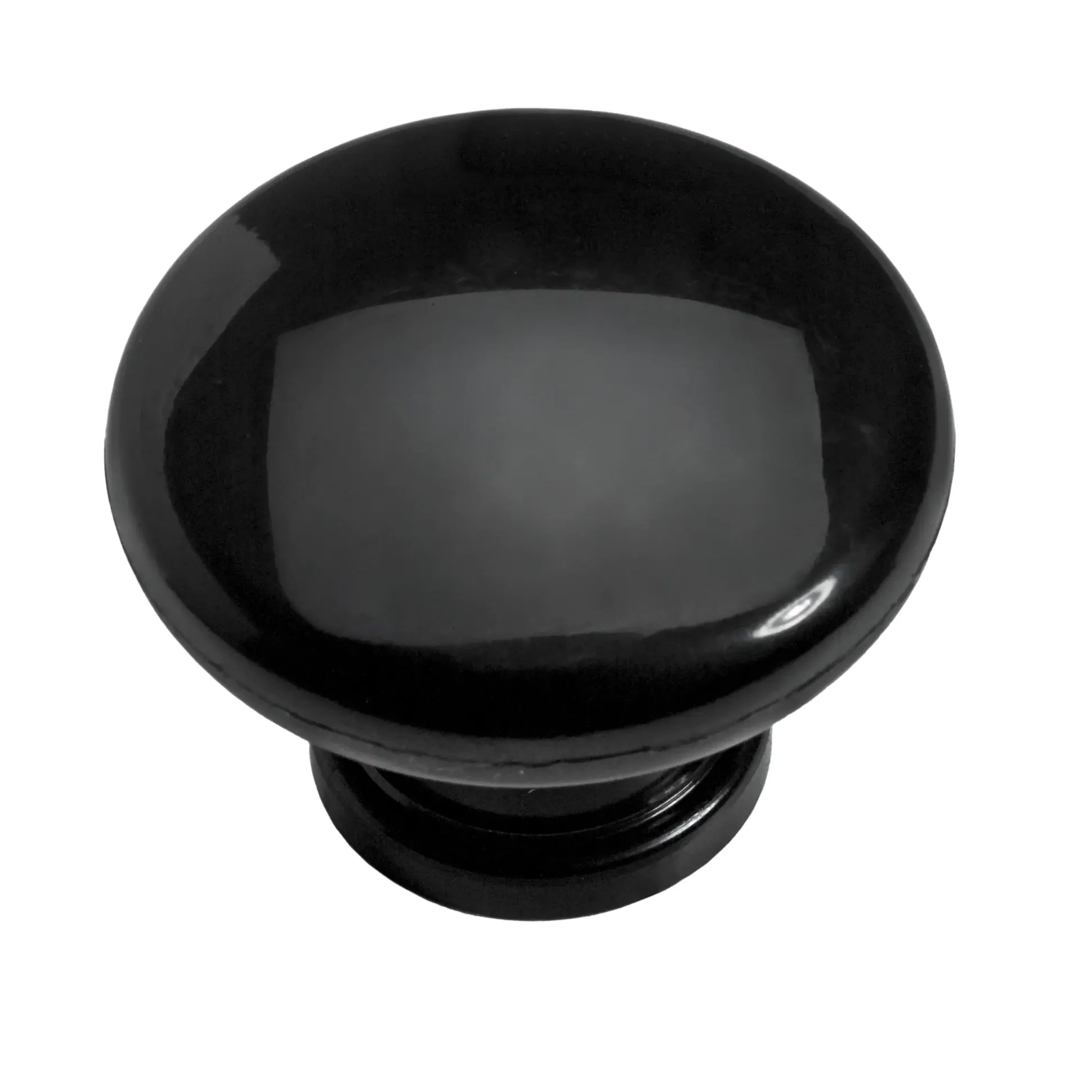 Hettich Möbelknopf Kunststoff schwarz Ø 40,0 mm - 1 Stück