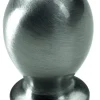Hettich Möbelknopf Zinkdruckguss Edelstahl-Optik Ø 15,0 x 25,0 mm - 1 Stück