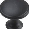 Hettich Möbelknopf Zinkdruckguss schwarz Ø 32,0 mm - 1 Stück