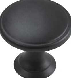 Hettich Möbelknopf Zinkdruckguss schwarz Ø 32,0 mm - 1 Stück