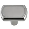 Hettich Möbelknopf Zinkdruckguss vernickelt 18,0 x 28,0 mm - 1 Stück