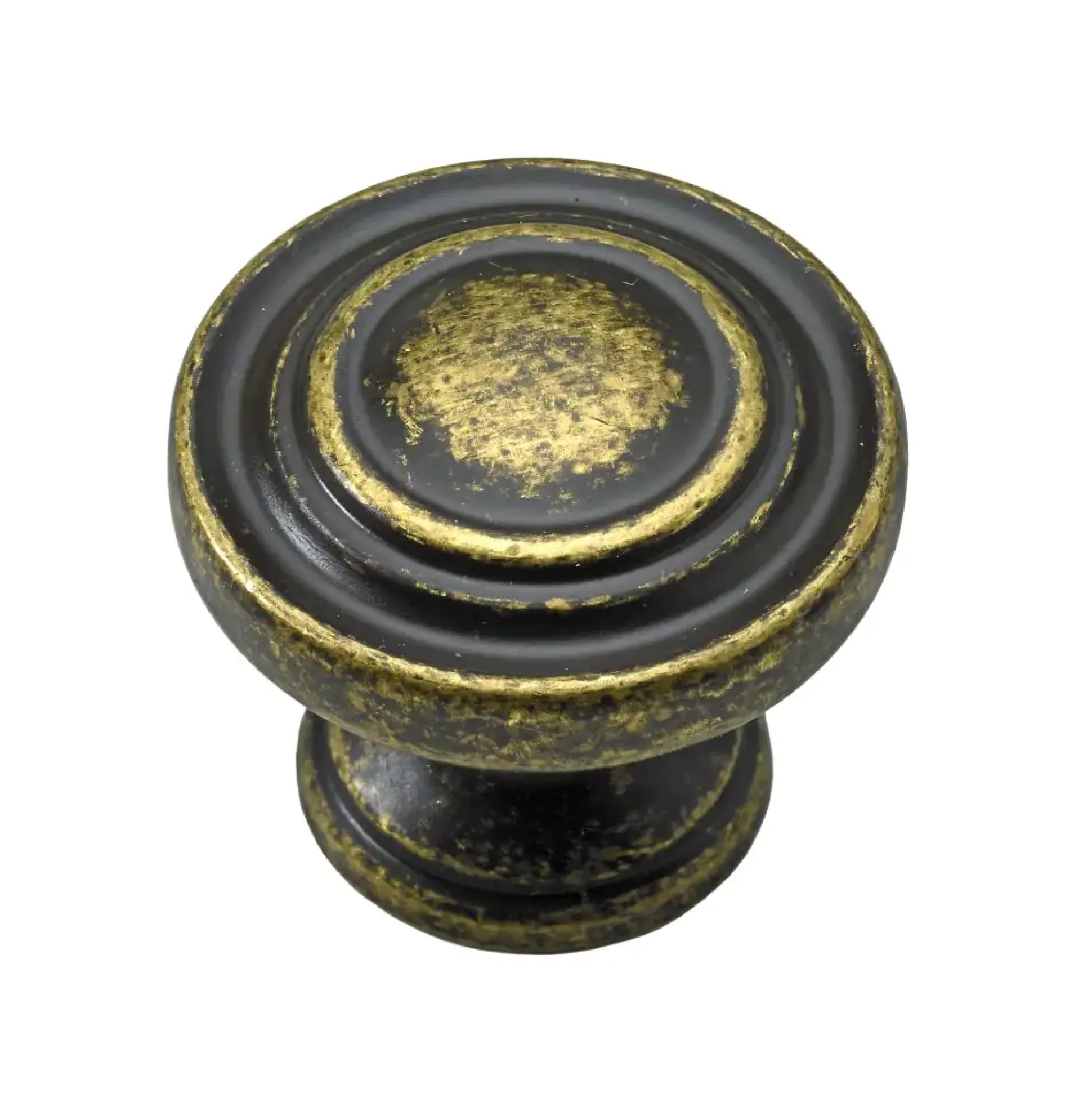 Hettich Möbelknopf Zinkdruckguss antik gold Ø 25,0 mm - 1 Stück