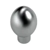 Hettich Möbelknopf Zinkdruckguss Aluminium-Optik Ø 17,0 mm - 1 Stück
