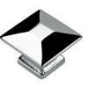 Hettich Möbelknopf Zinkdruckguss verchromt 25,0 x 25,0 mm - 1 Stück