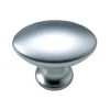 Hettich Möbelknopf Zinkdruckguss Aluminium-Optik 18,0 x 27,0 mm - 1 Stück