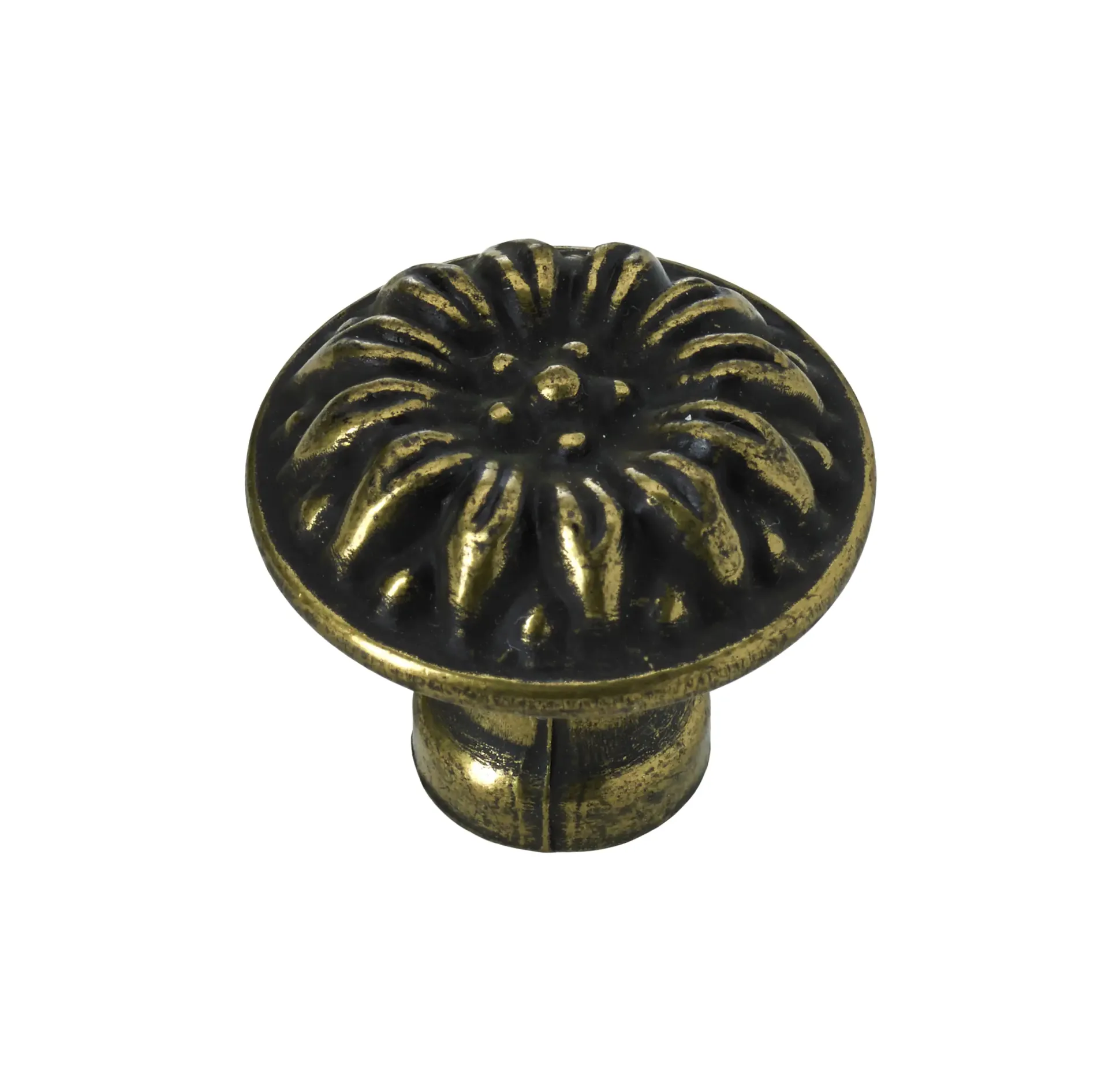 Hettich Möbelknopf Zinkdruckguss antik gold Ø 27,0 mm - 1 Stück