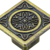 Hettich Möbelknopf Zinkdruckguss gold 35,0 x 35,0 mm - 1 Stück