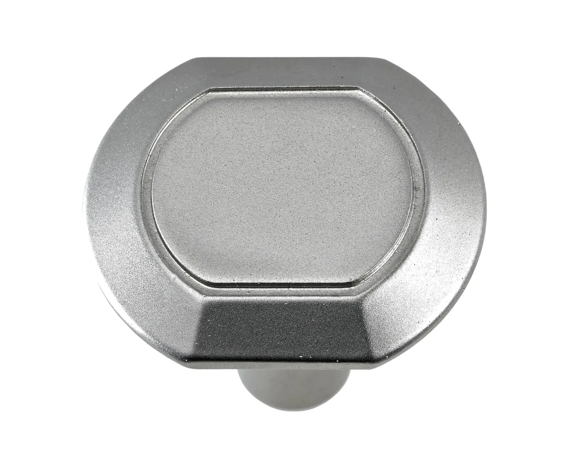 Hettich Möbelknopf Zinkdruckguss vernickelt 24,0 x 27,0 mm - 1 Stück