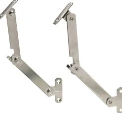 Hettich Mini-Klappenhalter Stahl, vernickelt, 1 Stück