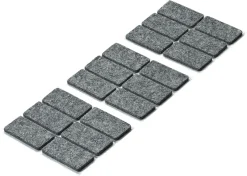 Hettich Parkettgleiter grau 40 x 20 x 3.0 mm - 18 Stück
