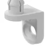 Hettich Rückwandhalter Kunststoff, weiß, Ø10 mm, 1 Stück