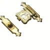 Hettich Schatullenverschluss vermessingt 28 x 18 mm