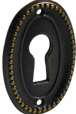 Hettich Schlüsselschild brüniert 25 x 37 x 2 mm