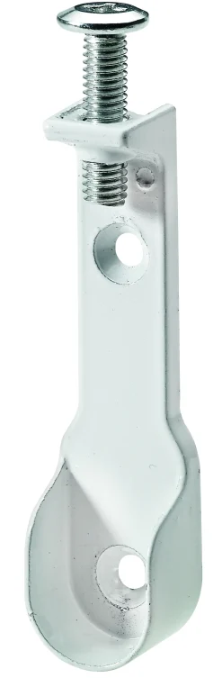 Hettich Schrankrohrlager für ovale Schrankrohre Ø 30/15 mm, weiß