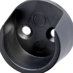 Hettich Schrankrohrlager rund Ø 25 mm schwarz - 2 Stück