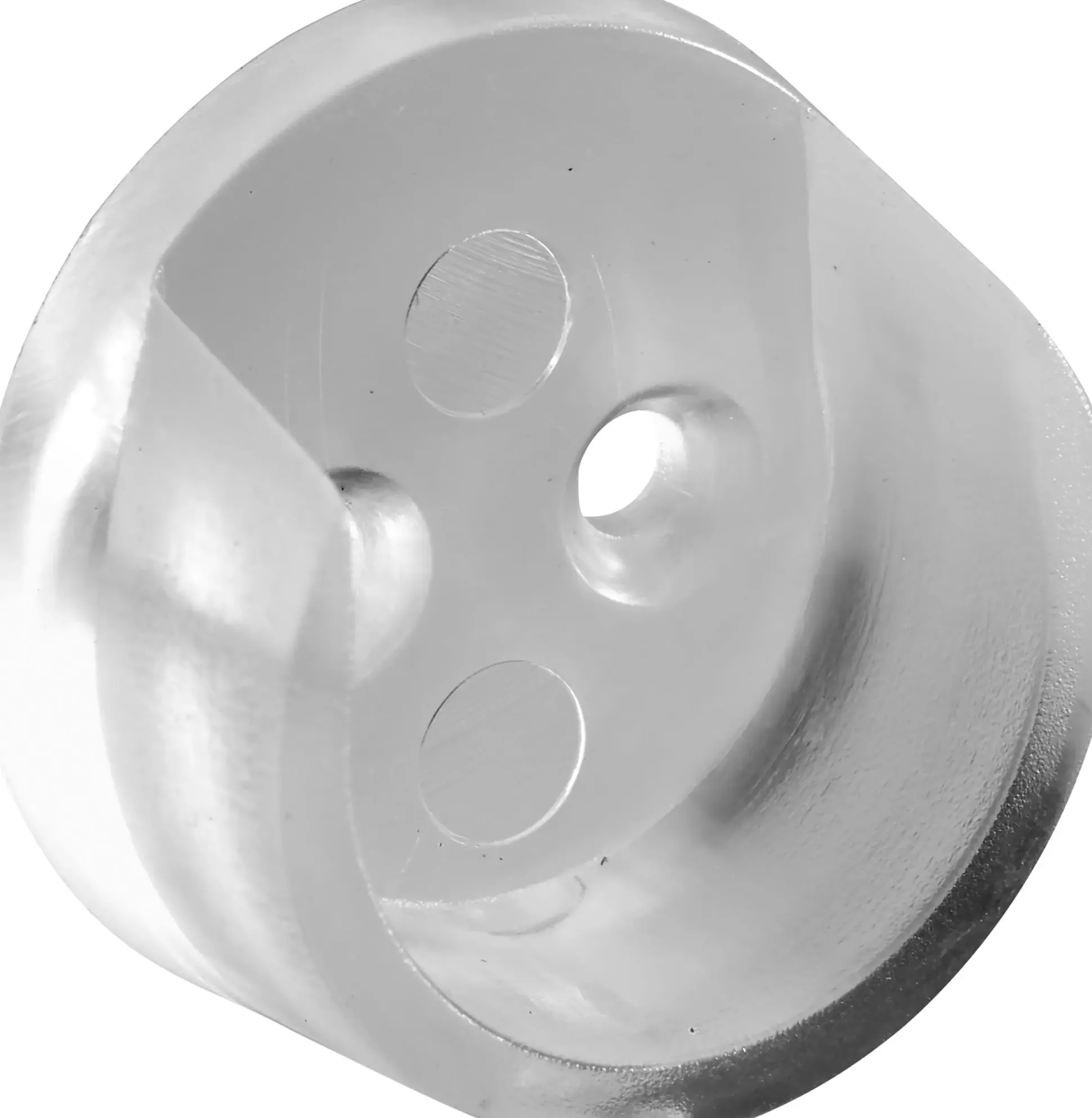 Hettich Schrankrohrlager rund Ø 25 mm transparent - 2 Stück