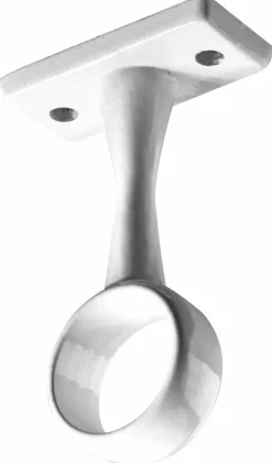 Hettich Schrankrohrmittelträger für runde Rohre Ø 20 x 63 mm, weiß