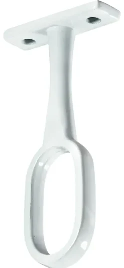 Hettich Schrankrohrmittelträger für ovale Rohre Ø 15 / 30 mm, weiß