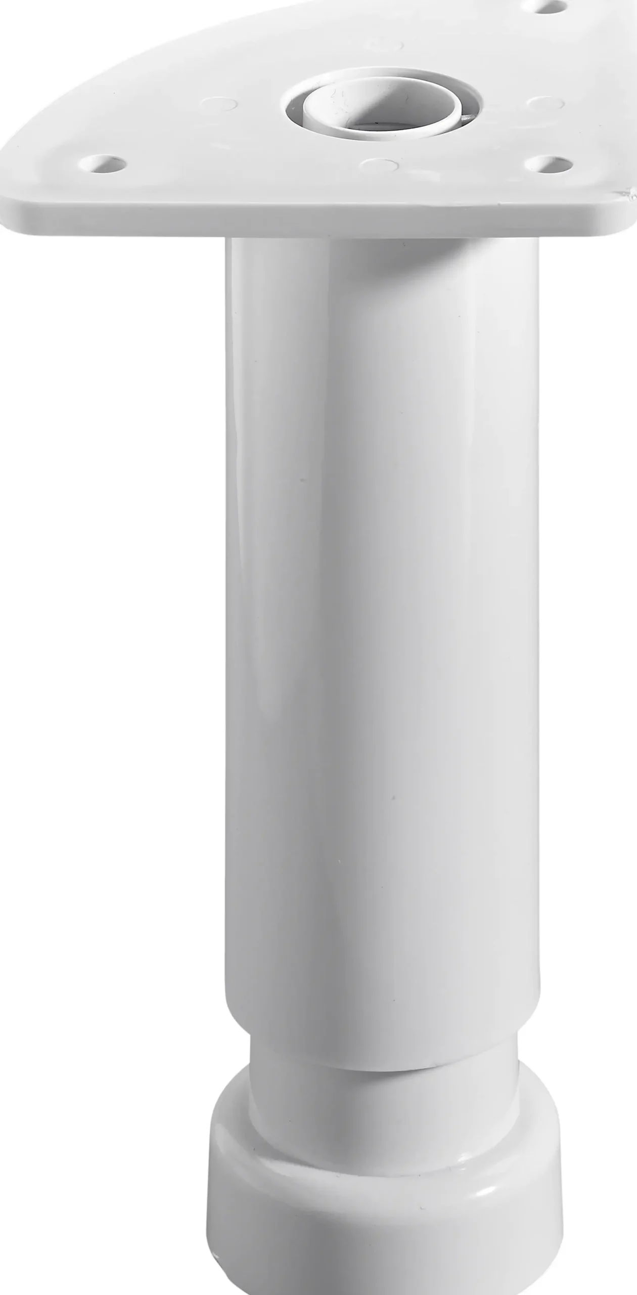 Hettich Sockelverstellfuß 3,2 x 13 - 18 cm Kunststoff weiß - 1 Stück