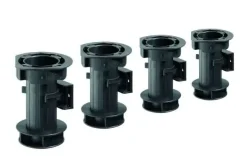 Hettich Sockelverstellfuß-Set Kunststoff 25 x 100-120 mm schwarz