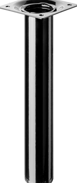 Hettich Tischbein 3,0 x 20 cm Stahl schwarz -1 Stück