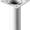 Hettich Tischbein 3,0 x 10 cm Stahl weiß - 1 Stück