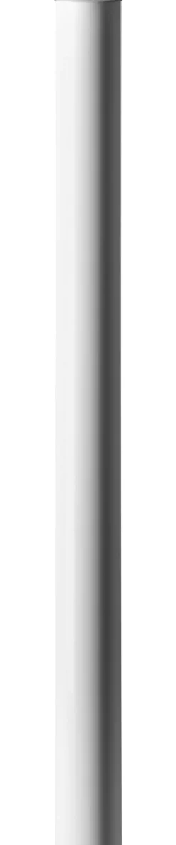 Hettich Tischbein 3,0 x 40 cm Stahl weiß - 1 Stück