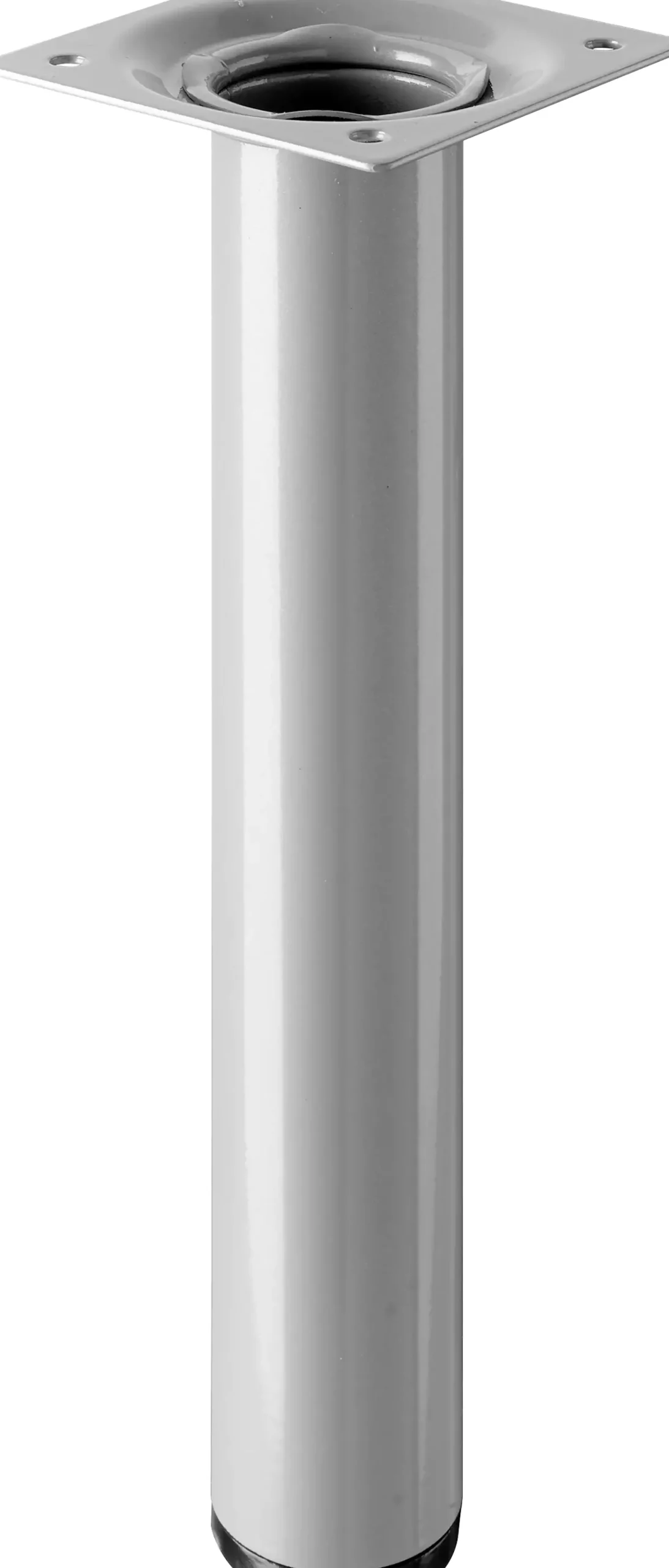 Hettich Tischbein 3,0 x 20 cm Stahl Aluminium-Optik - 1 Stück