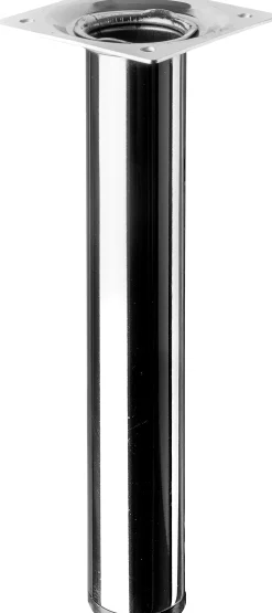 Hettich Tischbein 3,0 x 20 cm Stahl verchromt - 1 Stück