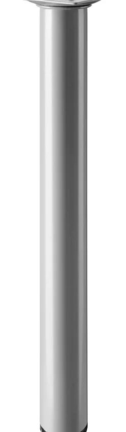 Hettich Tischbein 3,0 x 30 cm Stahl Aluminium-Optik - 1 Stück