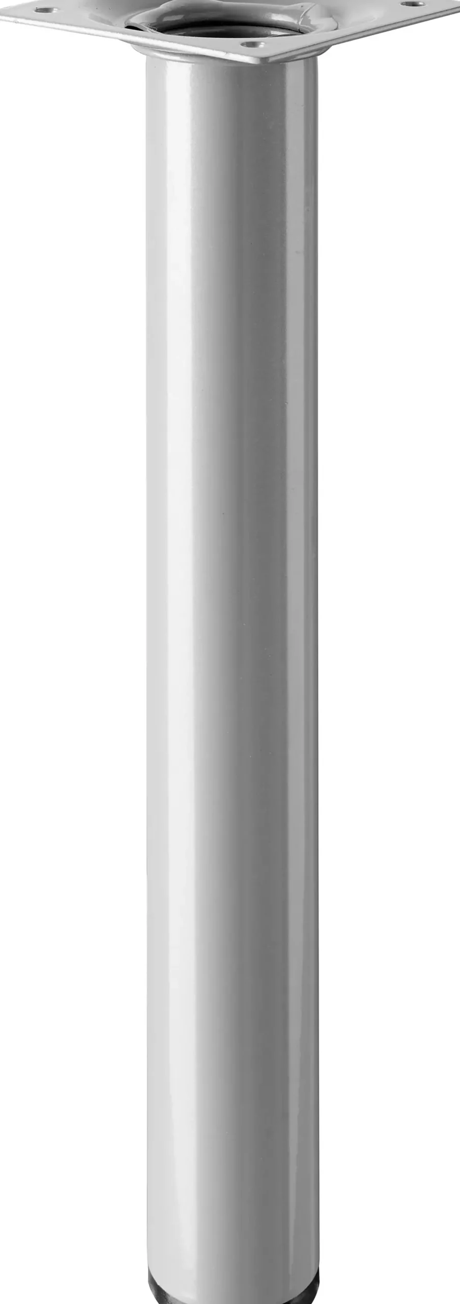 Hettich Tischbein 3,0 x 25 cm Stahl Aluminium-Optik - 1 Stück