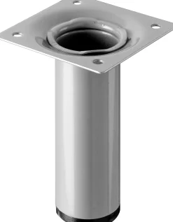 Hettich Tischbein 3,0 x 10 cm Aluminium-Optik - 1 Stück