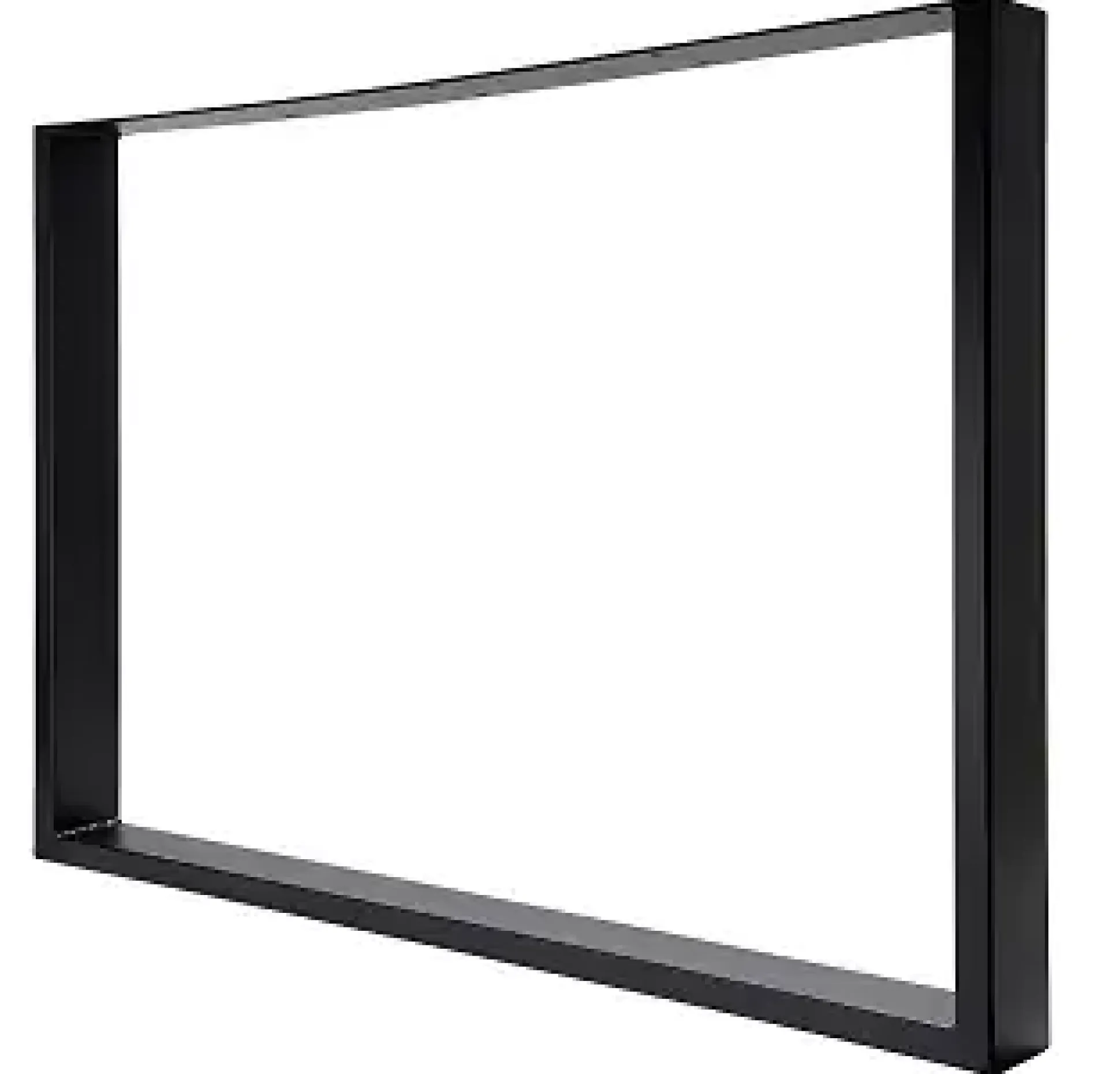 Hettich Tischgestell U 90 x 71 cm Stahl schwarz - 1 Stück