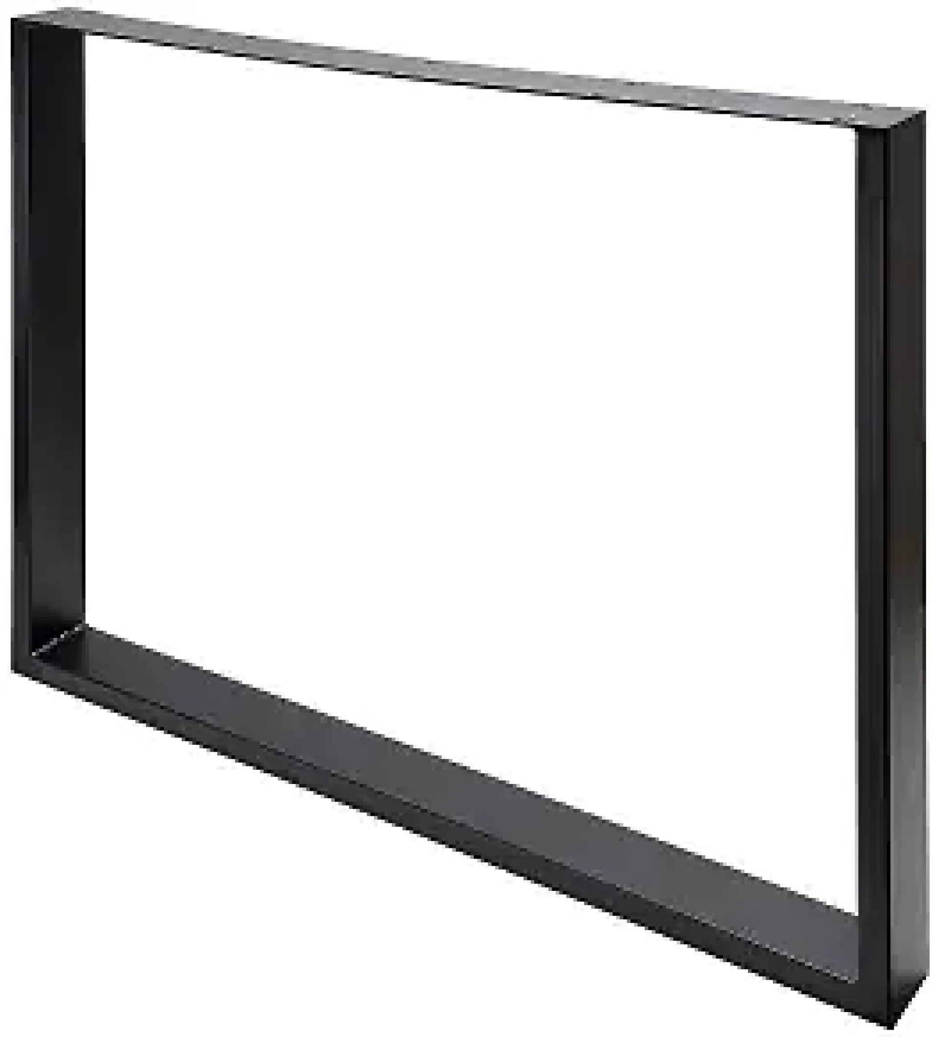 Hettich Tischgestell U 90 x 71 cm Stahl schwarz - 1 Stück