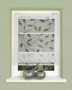 Home Wohnideen Magnetrollo Bambus 210 x 70 cm grau